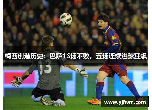 梅西创造历史：巴萨16场不败，五场连续进球狂飙